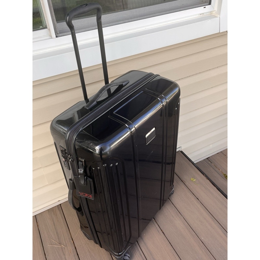 Tumi Vapor Lite Checked Large Packing Case 30" Spinner Luggage Black TSA Locking